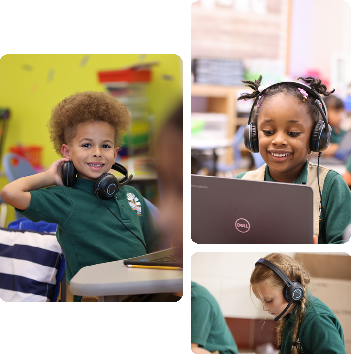 Students engaged in various activities in a science lab, showcasing teamwork and experimentation